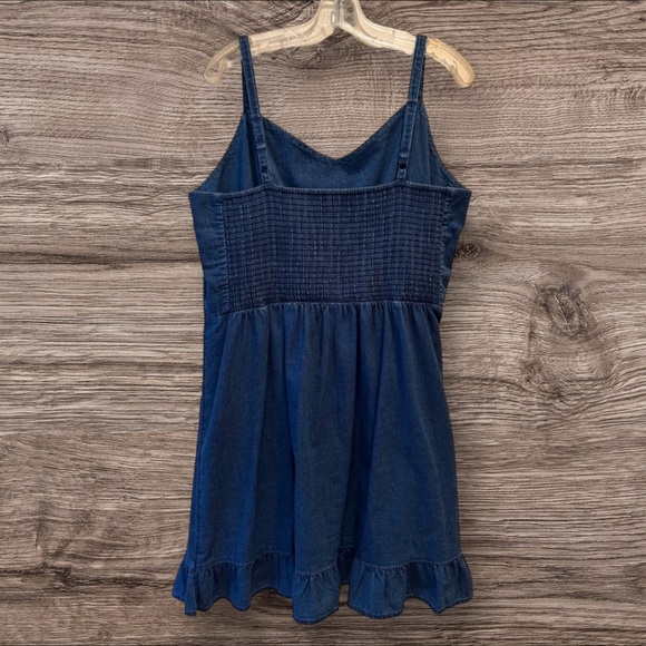 OLD NAVY MEDIUM WASHED RUFFLED CAMI DRESS - Picture 3 of 5